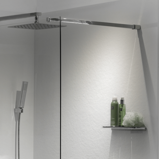 Blaufoss Leaf porte-savon chrome 30 cm