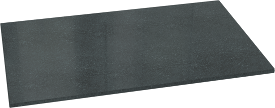 Balmani Stretto Einzelwaschtischplatte, Granit poliert, 90 x 55 cm