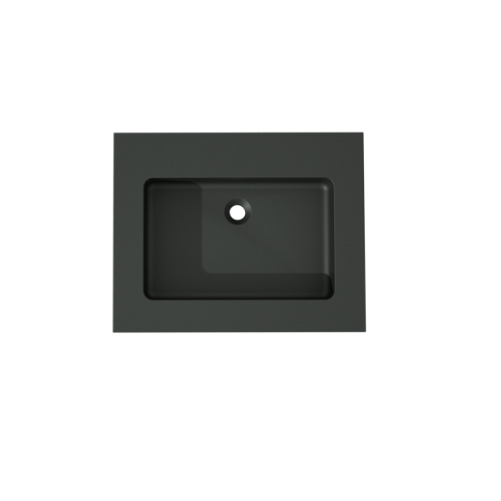 Storke Scuro plan simple quartz mat 65 x 52 cm