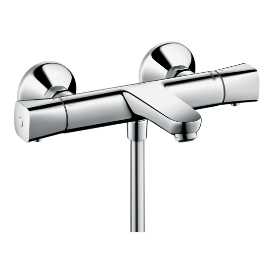 Hansgrohe Ecostat Universal robinet de bain robinet thermostatique montage mural extérieur Chrome Brillant