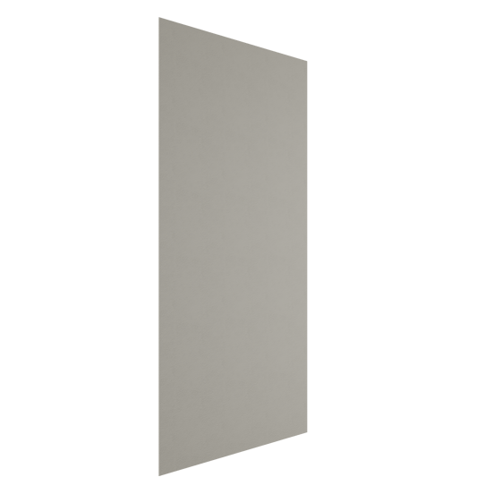 Luca Varess Zelda revêtement mural de douche 120 x 240 cm composite Soie grise mat structure rock