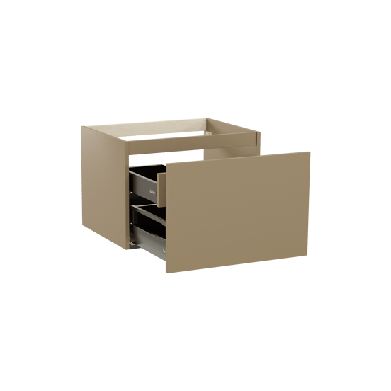 Balmani Sfera zwevende wastafelonderkast 67,5 x 55 cm Dune 2 lades