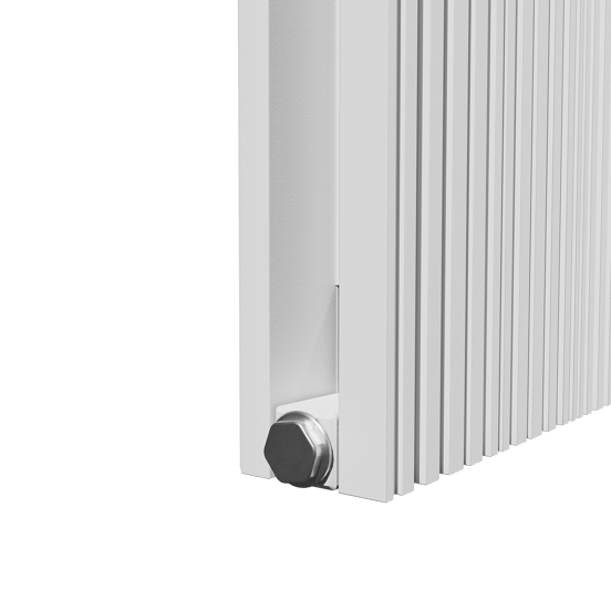 Vipera Mares dubbele handdoekradiator 47 x 180 cm centrale verwarming mat wit zij- en middenaansluiting 1821W