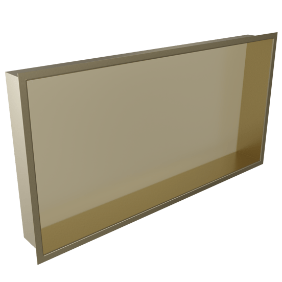 Blaufoss Box Einbaunischen, 60 x 30 cm, Brushed Champagne Gold