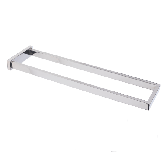 Blaufoss Noma dubbele handdoekhouder chroom 41cm