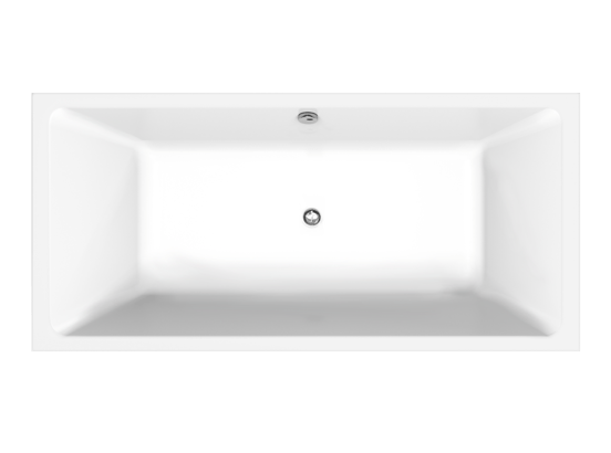 Luca Varess Sandrina baignoire encastrable double 190 x 90 cm acrylique blanc mat