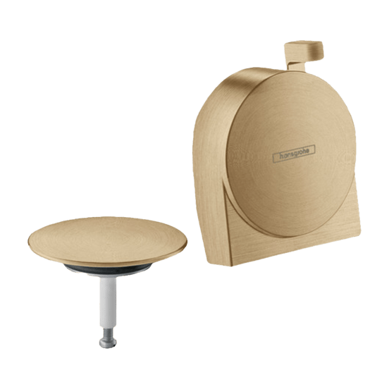 Hansgrohe Exafill S Fertigset Wanneneinlauf, Ablauf- und Überlaufgarnitur Brushed bronze