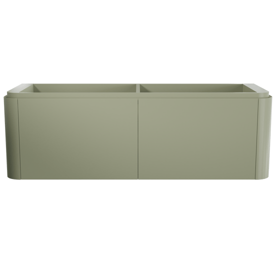 Balmani Moon zwevende wastafelonderkast 160 x 55 cm saliegroen 4 lades