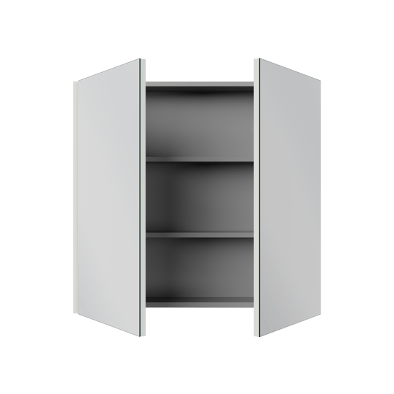 Linie Montro armoire de toilette 80 x 75 cm greige