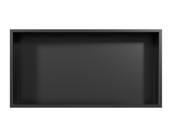 Blaufoss Box Niche encastrée 60 x 30 cm noir mat