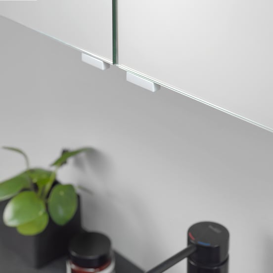 Balmani Oberture XS 2 stuks handgreep voor spiegelkast mat wit