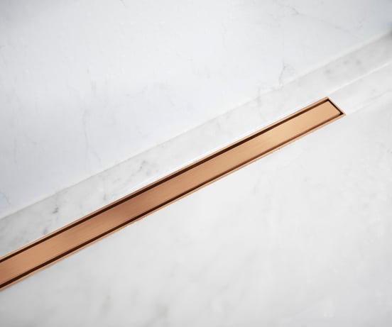 Caniveau de douche Mydrain 80 cm Brushed Rosegold