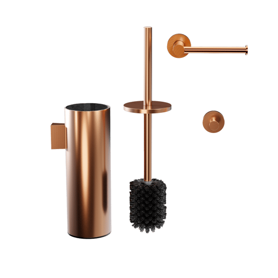 Blaufoss Harmony wc-accessoireset Brushed Rosegold
