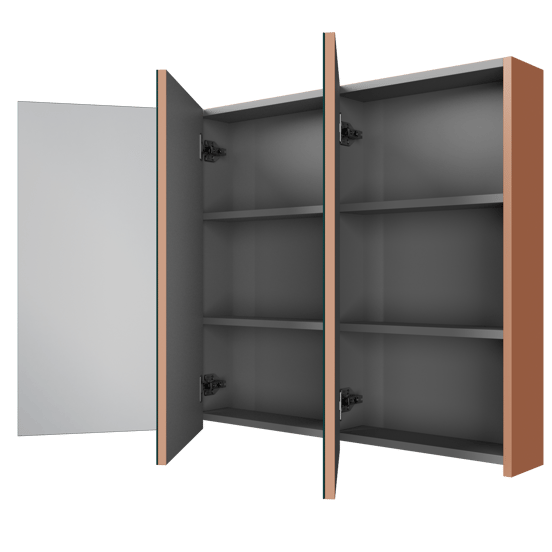 Linie Montro armoire de toilette 120 x 75 cm cotto