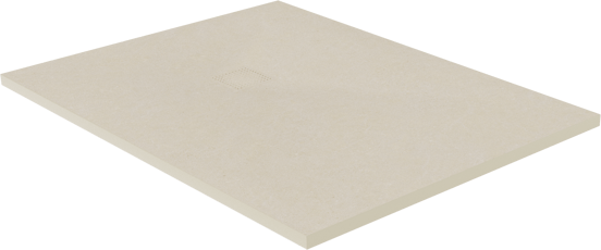 Luca Varess Suite douchebak 120 x 90 cm composietmarmer Dizzy Cream 