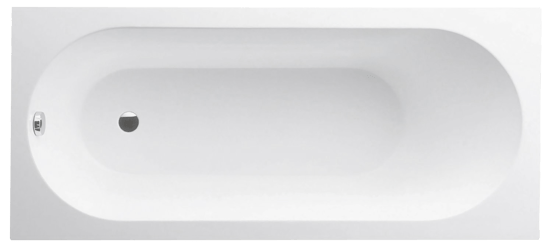 Villeroy & Boch Oberon baignoire encastrable simple 170 x 75 cm quaryl Blanc Brillant