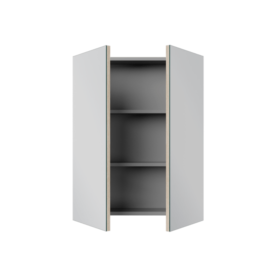 Linie Montro spiegelkast 60 x 75 cm lichte eik