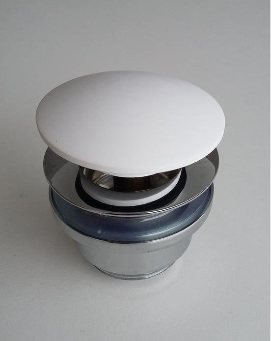 Balmani Click Curved afvoerplug afsluitbaar Solid Surface