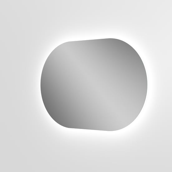 Balmani Cloud miroir ovale lumineux et anti-buée 100 x 65 cm
