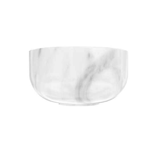 Balmani Bowl waskom Carrara marmer rond Ø 24 cm