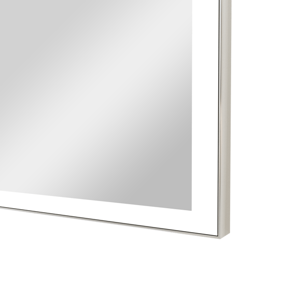 Balmani Giro rechthoekig badkamerspiegel 135 x 65 cm met spiegelverlichting