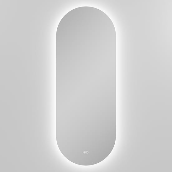 Balmani Giro Touch ovaal badkamerspiegel 45 x 120 cm met spiegelverlichting en anti-damp