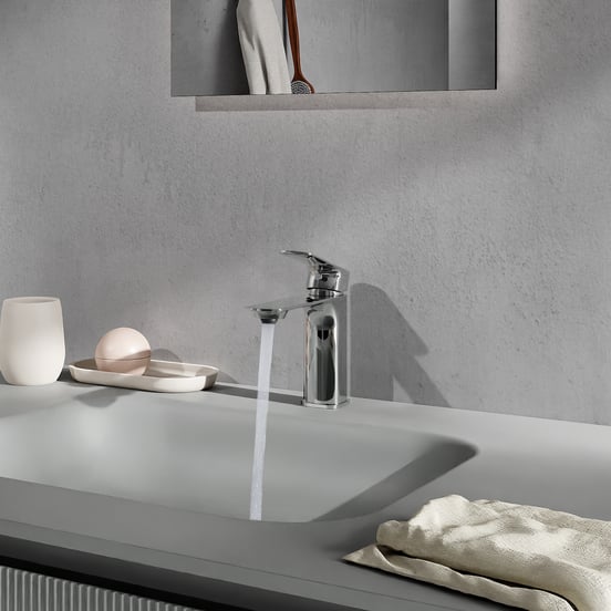 Blaufoss Bodan EcoStart robinet de lavabo standard chrome