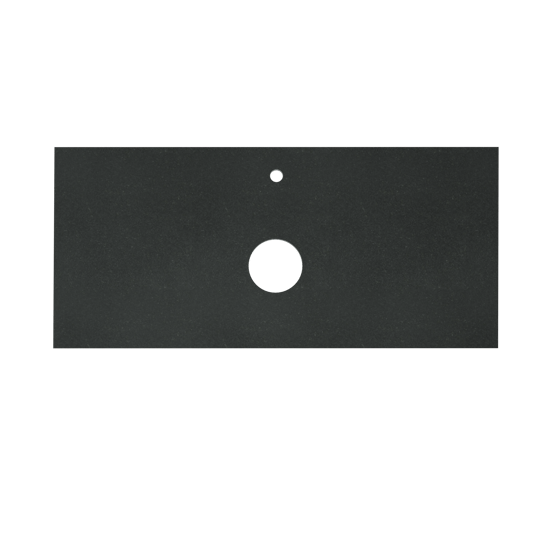 Balmani Facetta tablette simple granite aiguisé 120 x 55 cm