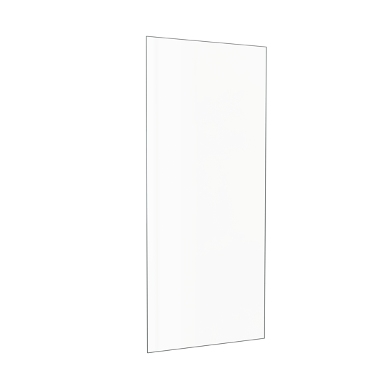 Balmani Senses Design zijpaneel 80 cm x 210 cm Helder glas