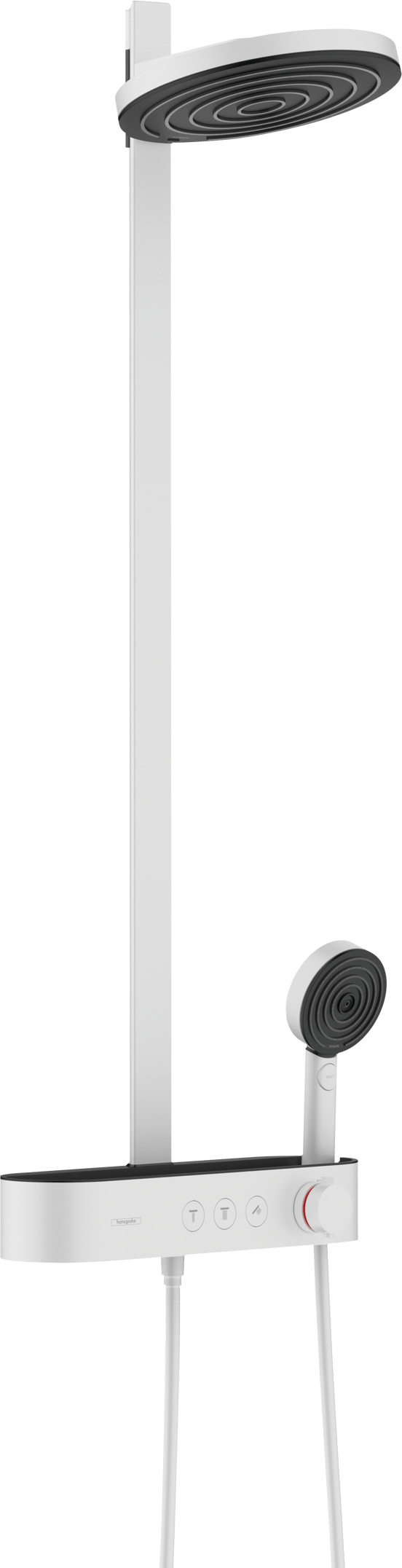 Hansgrohe Pulsify S260 Duschsystem mit Thermostat-Armatur Weiß Matt