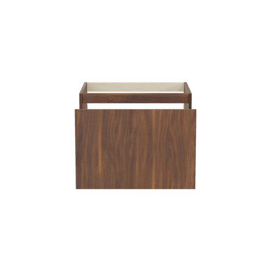 Balmani Sfera zwevende wastafelonderkast 67,5 x 55 cm Amerikaans notenhout 2 lades