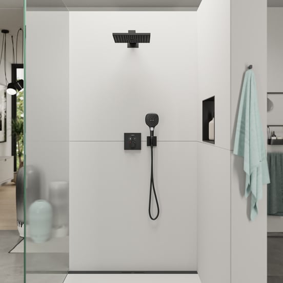 Hansgrohe Raindance Select E 120 handdouche 3 straalsoorten Mat Zwart