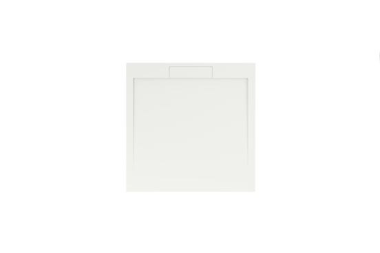 Balmani Andes Duschwanne: 90 x 90 cm, Solid Surface, Weiß matt