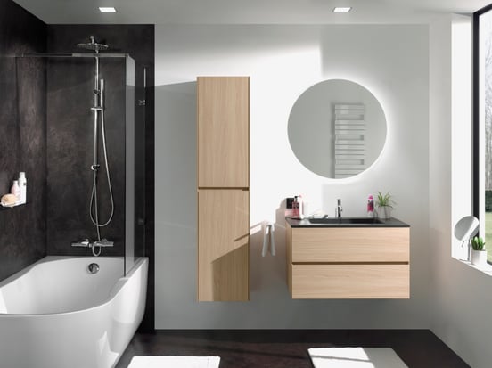 Storke Disc miroir rond lumineux Ø 80 cm