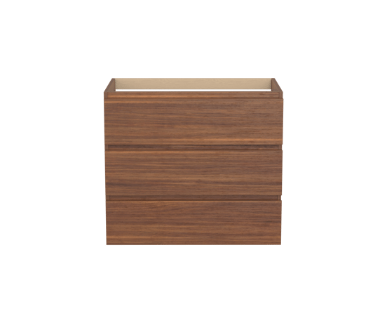 Balmani Lucida staand wastafelonderkast 90 x 55 cm Amerikaanse notelaar 3 lades