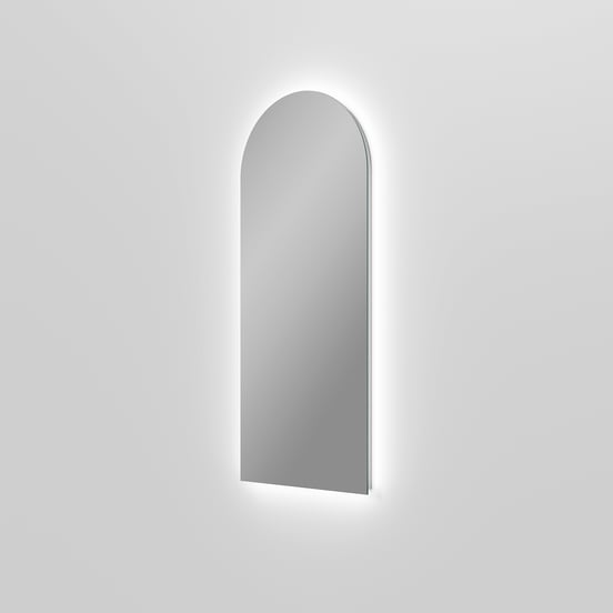 Balmani Giro Arco arc en plein cintre Miroir 42 x 100 cm avec miroir lumineux & anti-buée