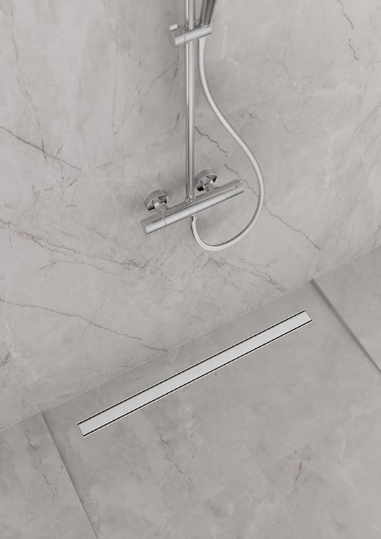 Hansgrohe RainDrain Original douchegoot afwerkset 70cm RSV Look