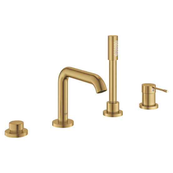Grohe Essence robinet baignoir sur gorge 4 trous Brushed Cool Sunrise