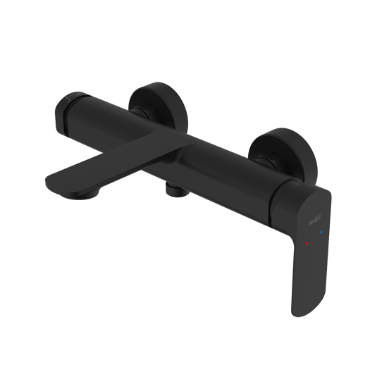 Blaufoss Bodan mengkraan muurmontage opbouw badkraan Mat Zwart