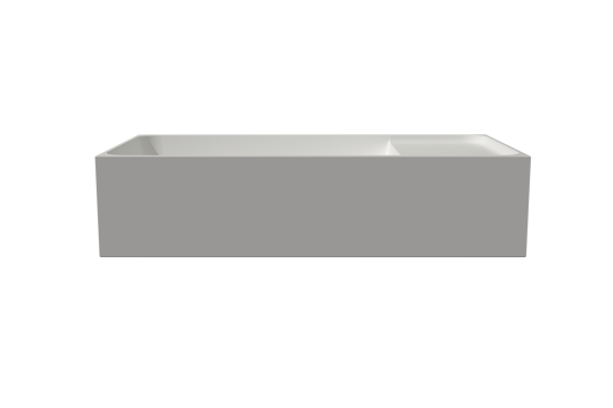 Balmani Dama fonteintje 42 x 21 cm Mat Witte Solid Surface