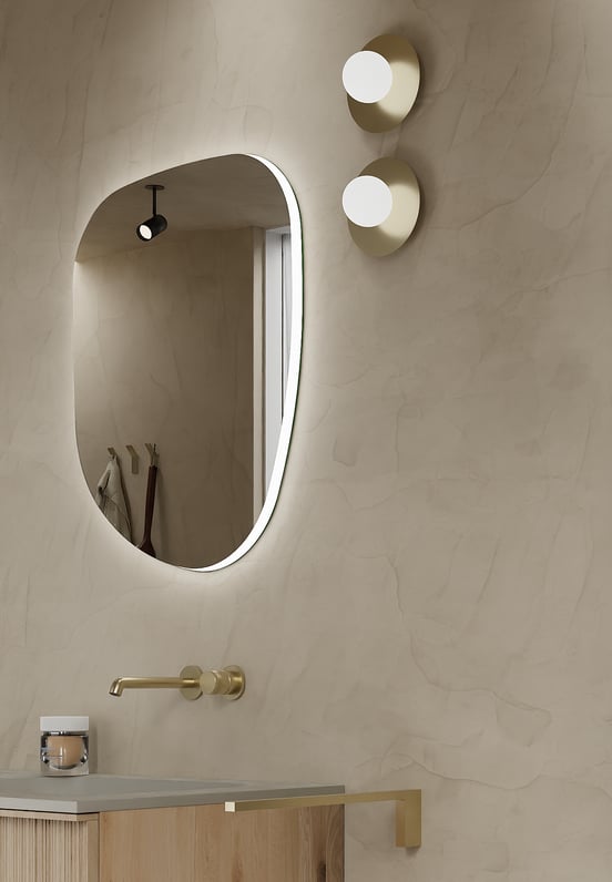 Balmani Pelota Disc small LED Verlichting 16 cm champagne gold