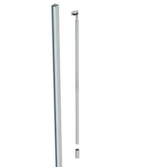 Linie Walk-in II set profielen 8 mm glas chroom