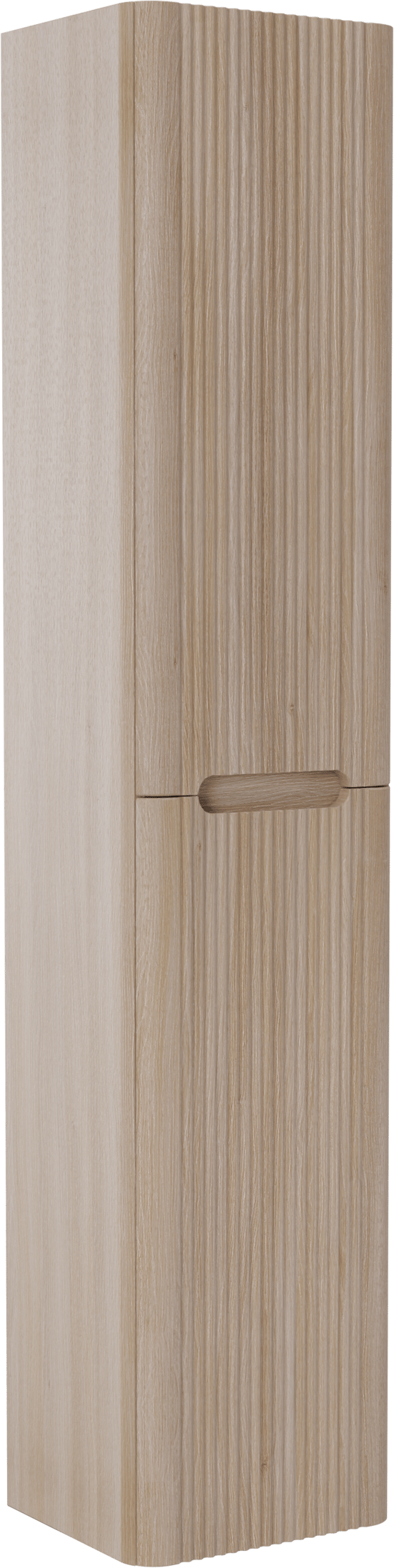 Balmani Eclips zwevende kolomkast licht eiken 35 x 30 x 170 cm vert. sym. groef