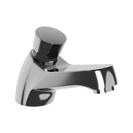 Linie Press robinet de lave-mains Chrome Brillant