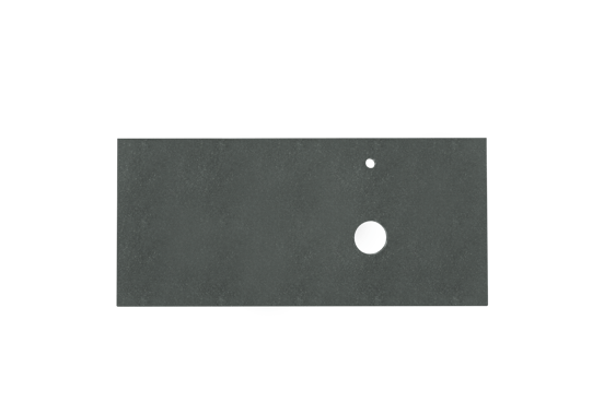 Balmani Rock tablette asymétrique gauche granite aiguisé 120 x 55 cm