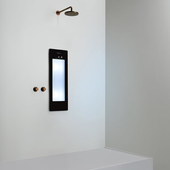 Sunshower Plus S Infrarot und UV Unterputz black