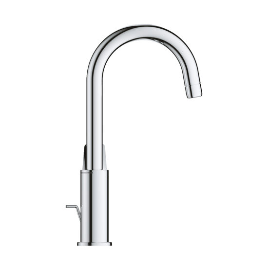 Grohe BauLoop Waschbecken Armatur: Erhöht, Chrom glänzend