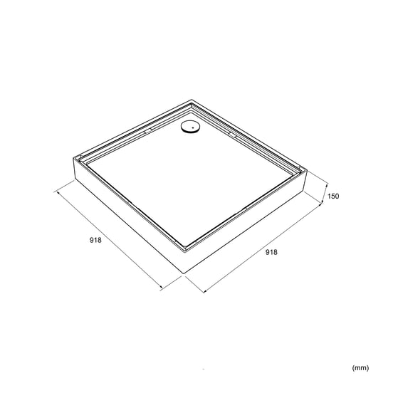 Luca Varess Talan cabine de douche avec portes pivotantes 90 x 90 cm verre transparent profil chrome mat