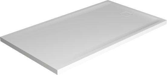 Balmani Bayou douchebak 160 x 90 cm solid surface mat wit