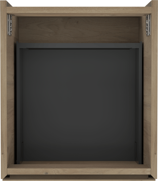 Storke Edge zwevende wastafelonderkast 45 x 52 cm ruwe eik 1 lade